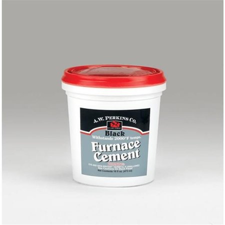 INTEGRA MILTEX A.W. Perkins Co 64 Furnace Cement  Black  1 Pint Tub 81130